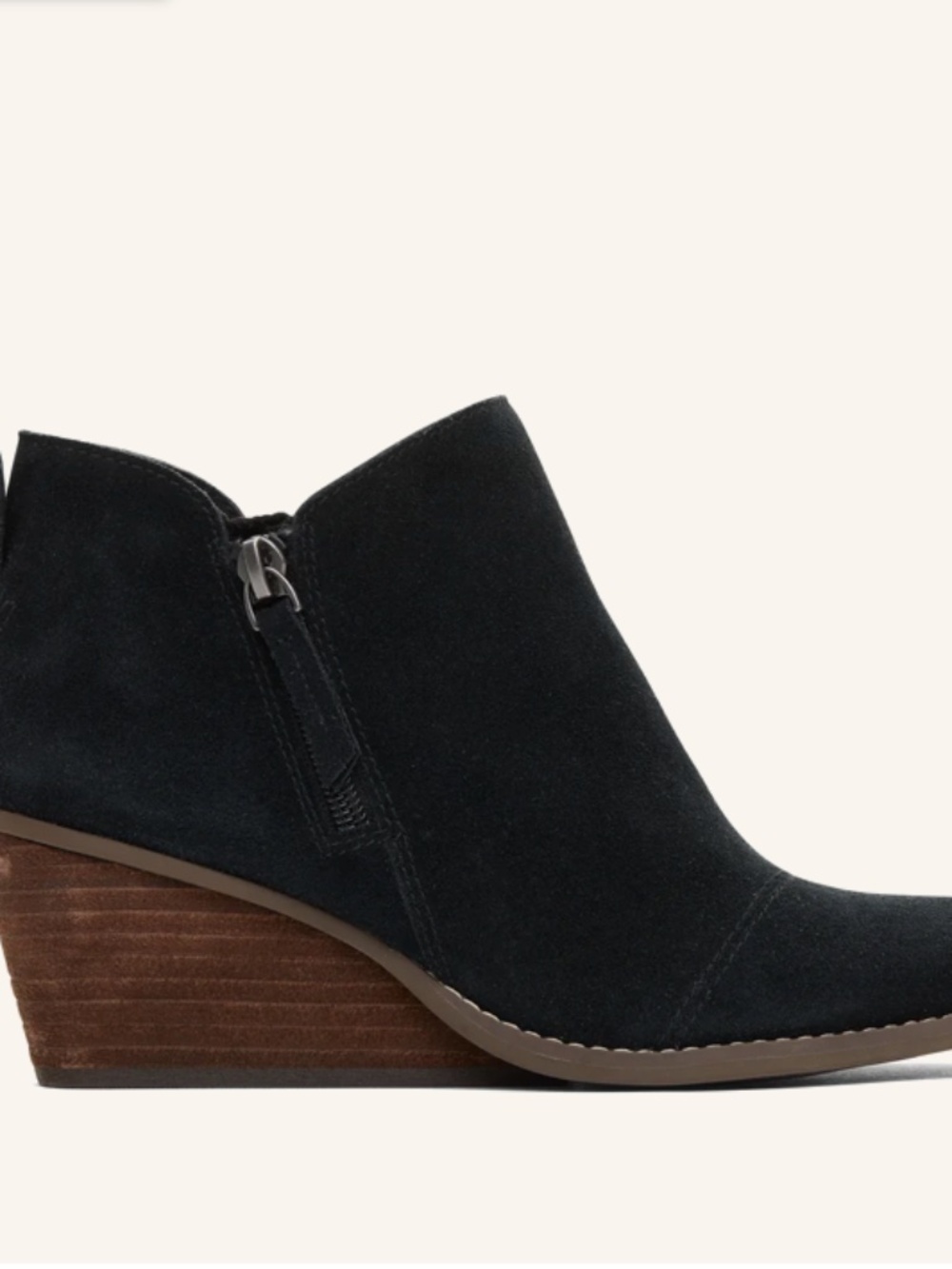 Toms Wedge Shoe, Blackberry